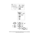 Briggs & Stratton 286700 (0102-4529) starter-rewind/flywheel diagram