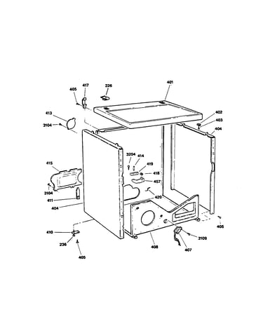 Side panel/top cover