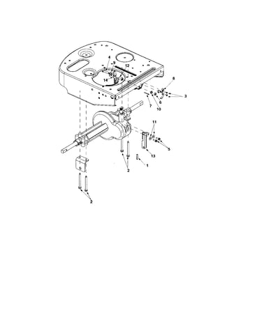Transaxle bracket/shift lever