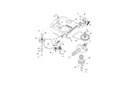 Craftsman 247270190 idler bracket/engine pulley diagram