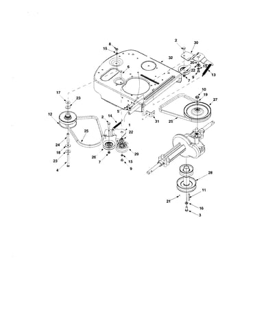 Idler bracket/engine pulley