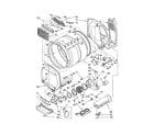 Kenmore 110C92962200 dryer bulkhead diagram