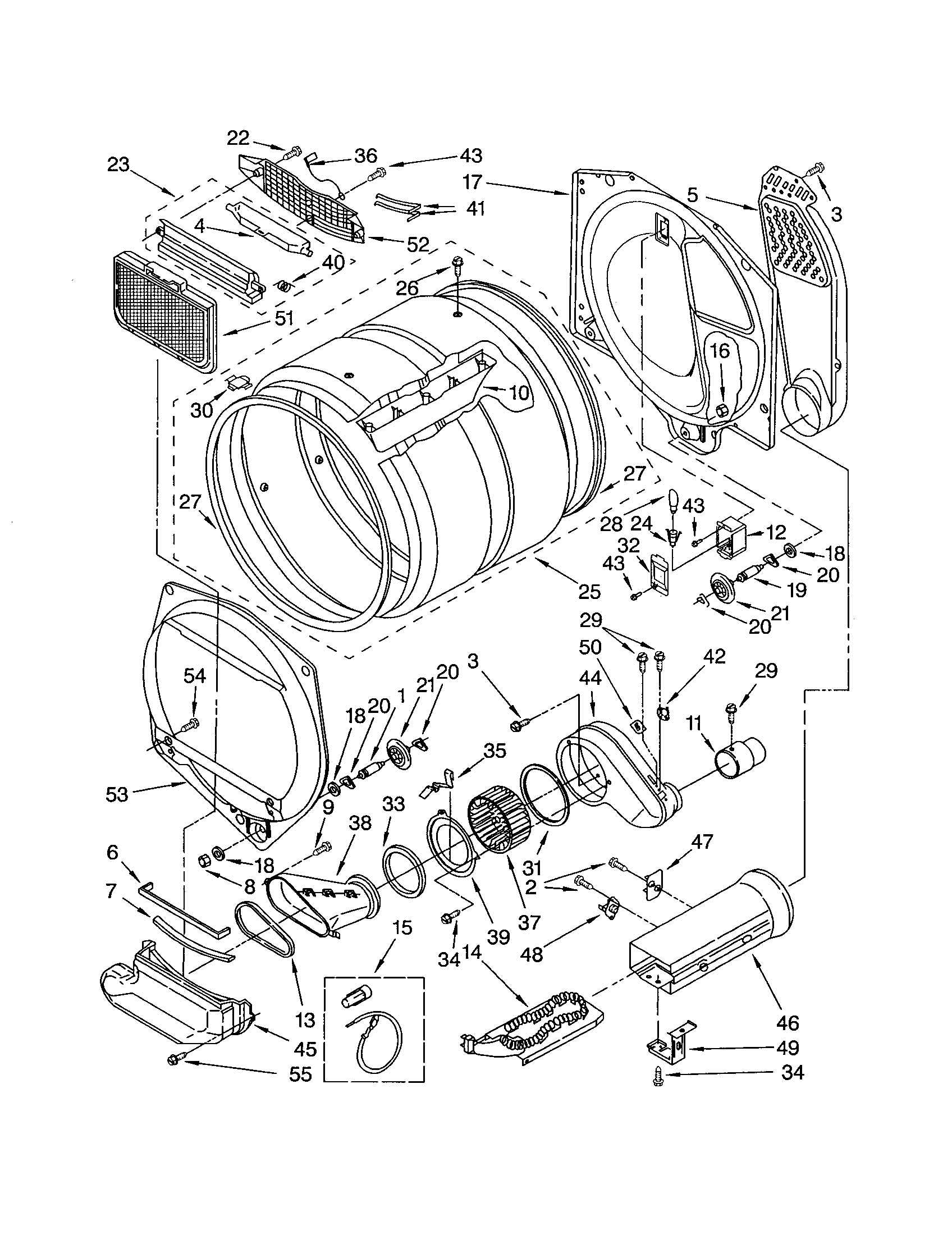 Dryer bulkhead