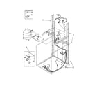 Kenmore 110C92962200 dryer support/washer harness diagram