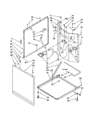 Washer cabinet