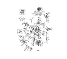Craftsman 143024208 engine/cylinder/flywheel diagram