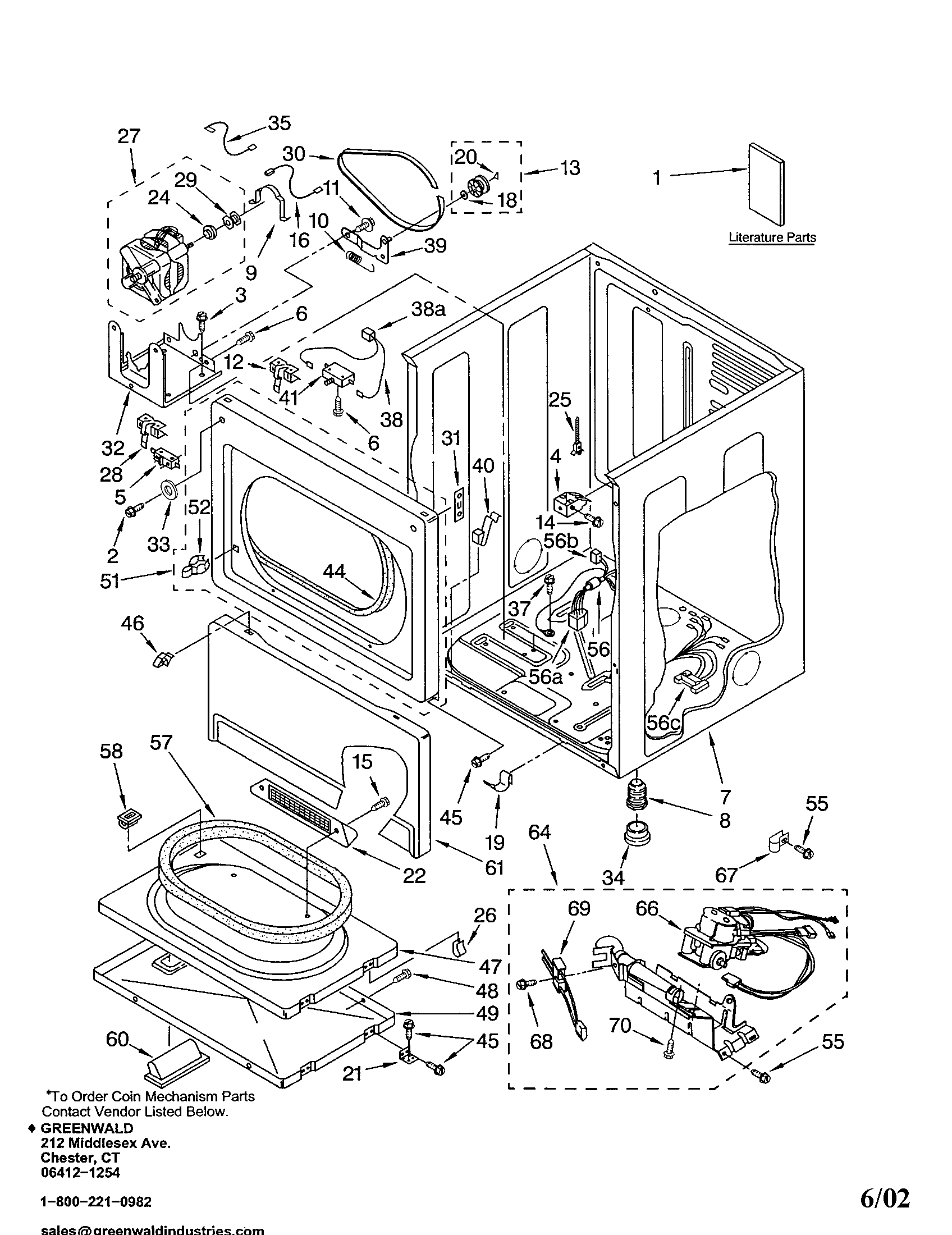 Lower cabinet and front panel
