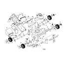 Craftsman 917388801 rotary lawn mower diagram
