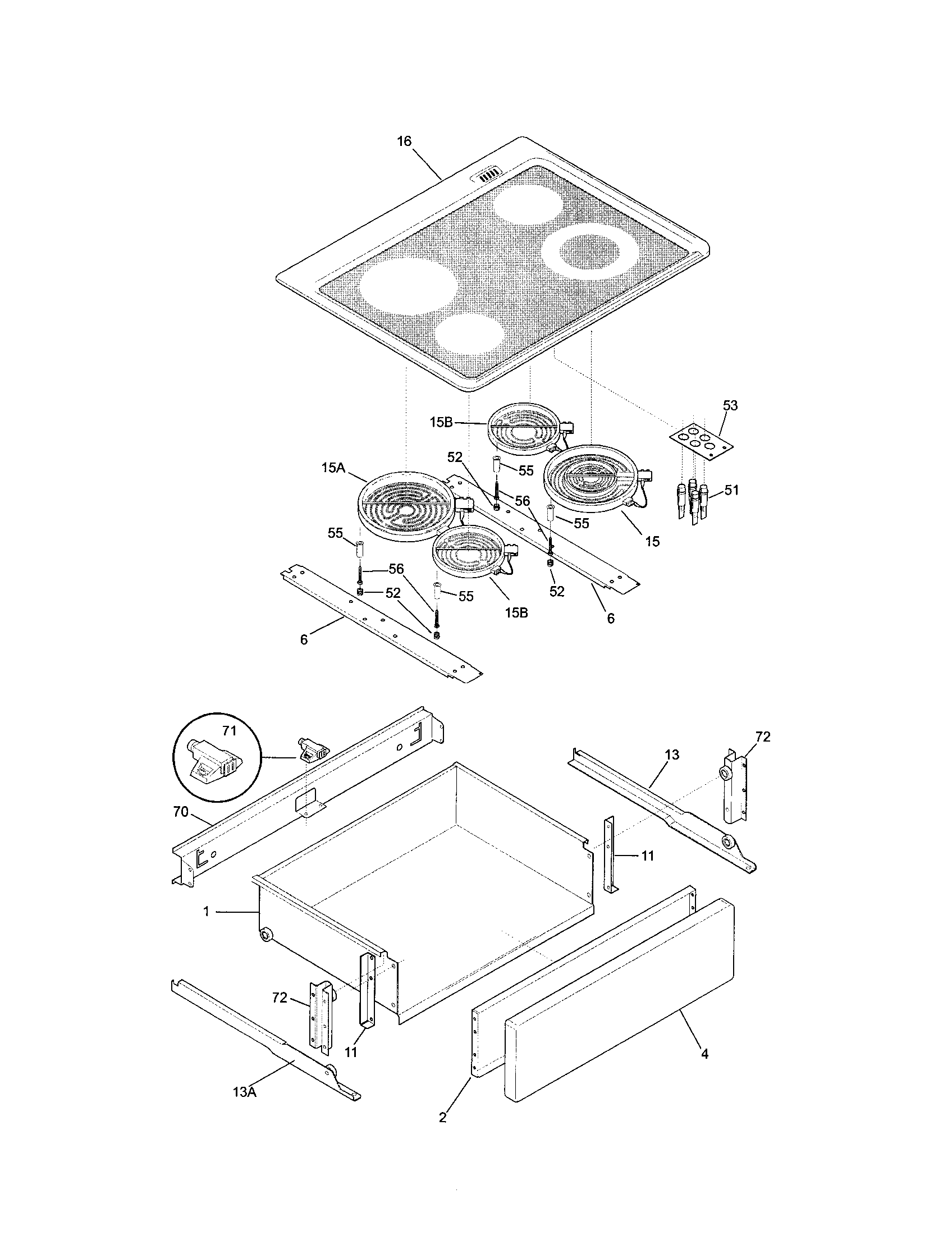 Top/drawer