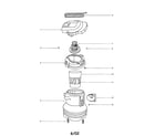 Eureka 2812B tank/motor diagram