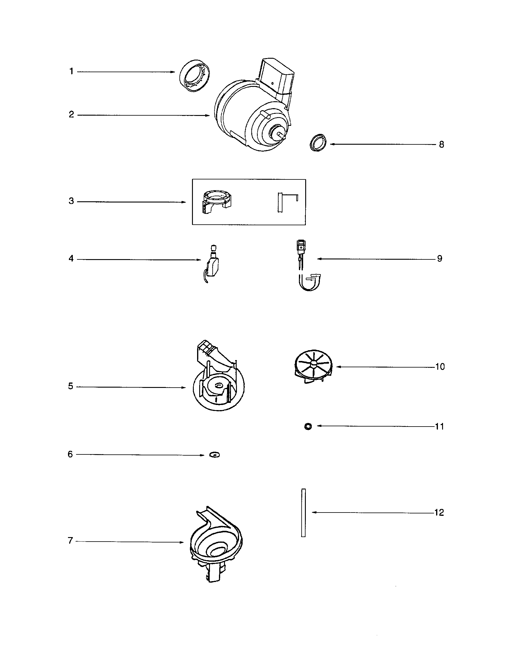Motor/fan cover