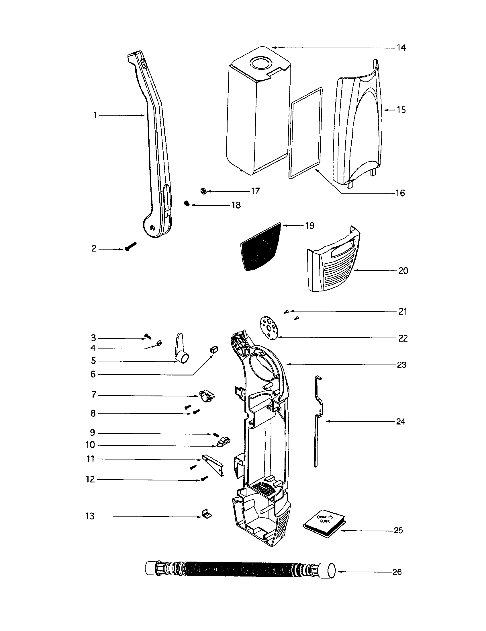 Handle/machine cover