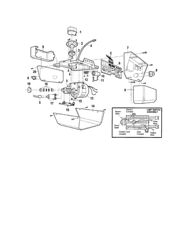Motor link assembly