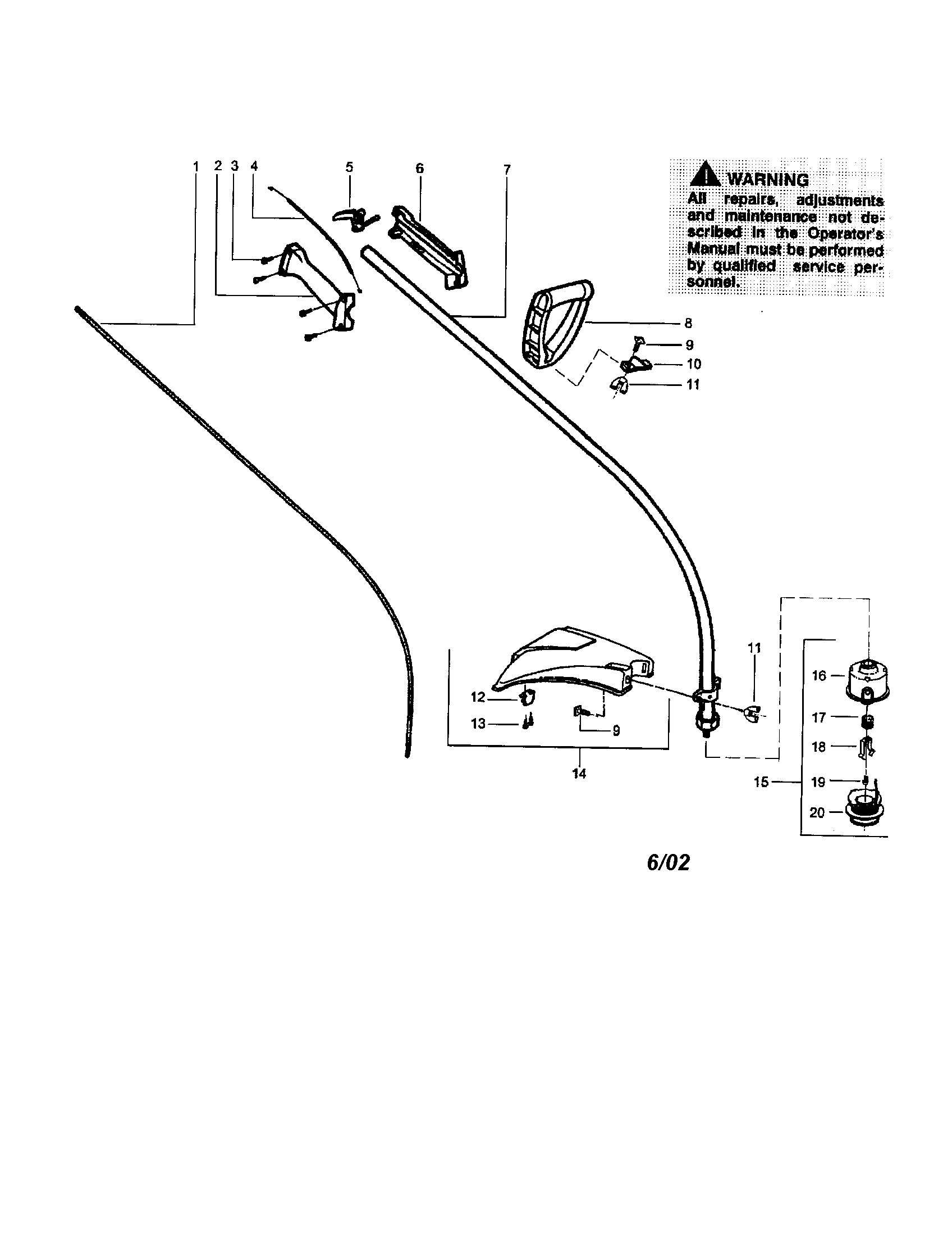 Driveshaft/cutting head