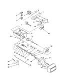 Motor and ice container
