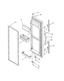 Refrigerator door