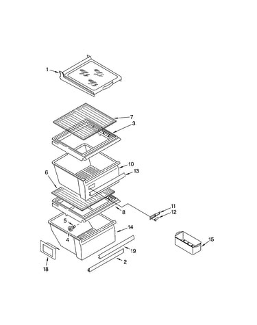 Refrigerator shelf