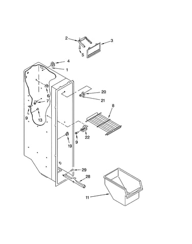 Freezer liner