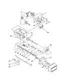 Motor and ice container