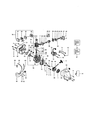 Crankshaft/crankcase