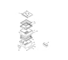 Kenmore 10641012101 refrigerator shelf diagram