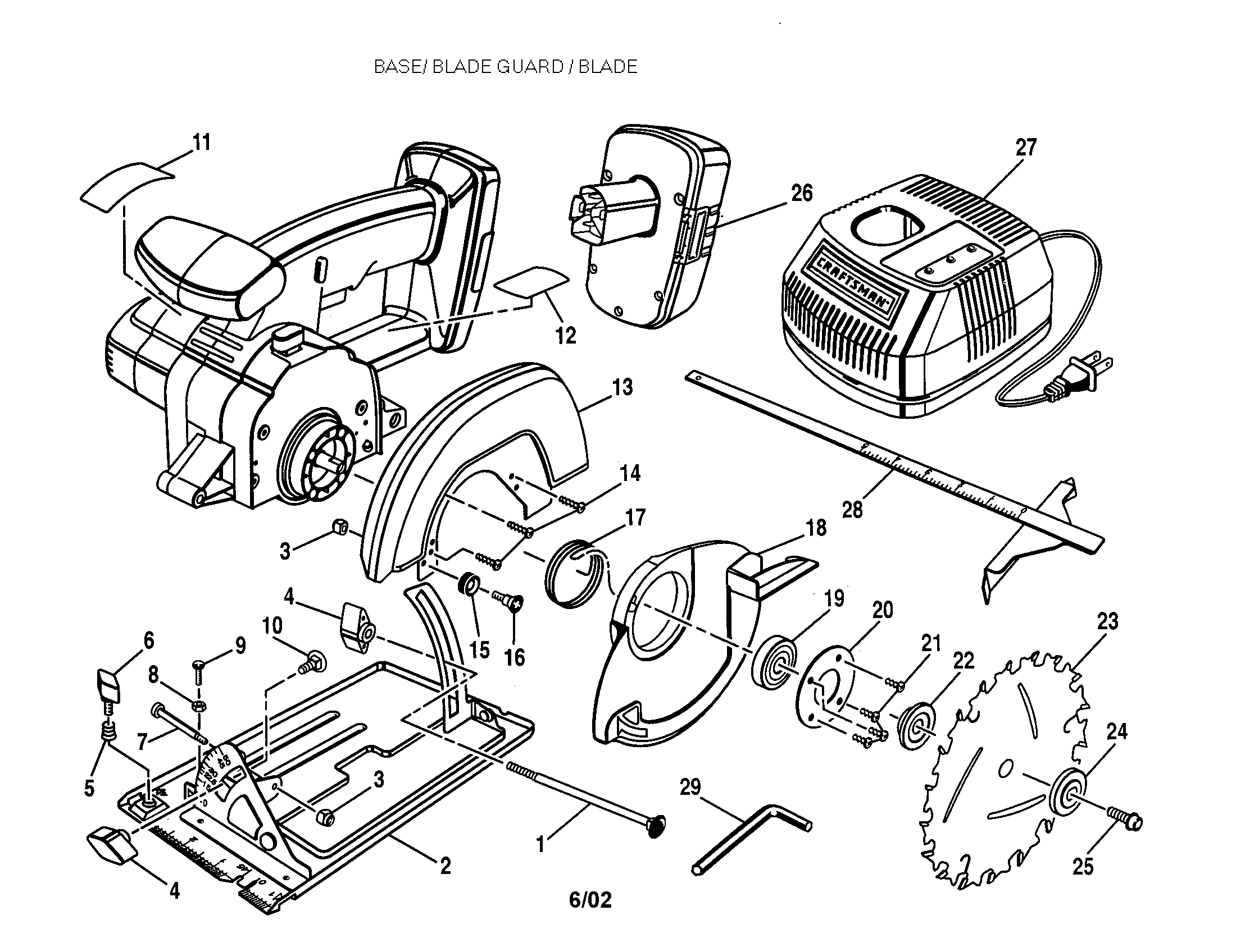 BASE/BLADE GUARD/BLADE