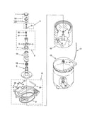 Agitator, basket and tub