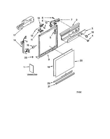Frame and console