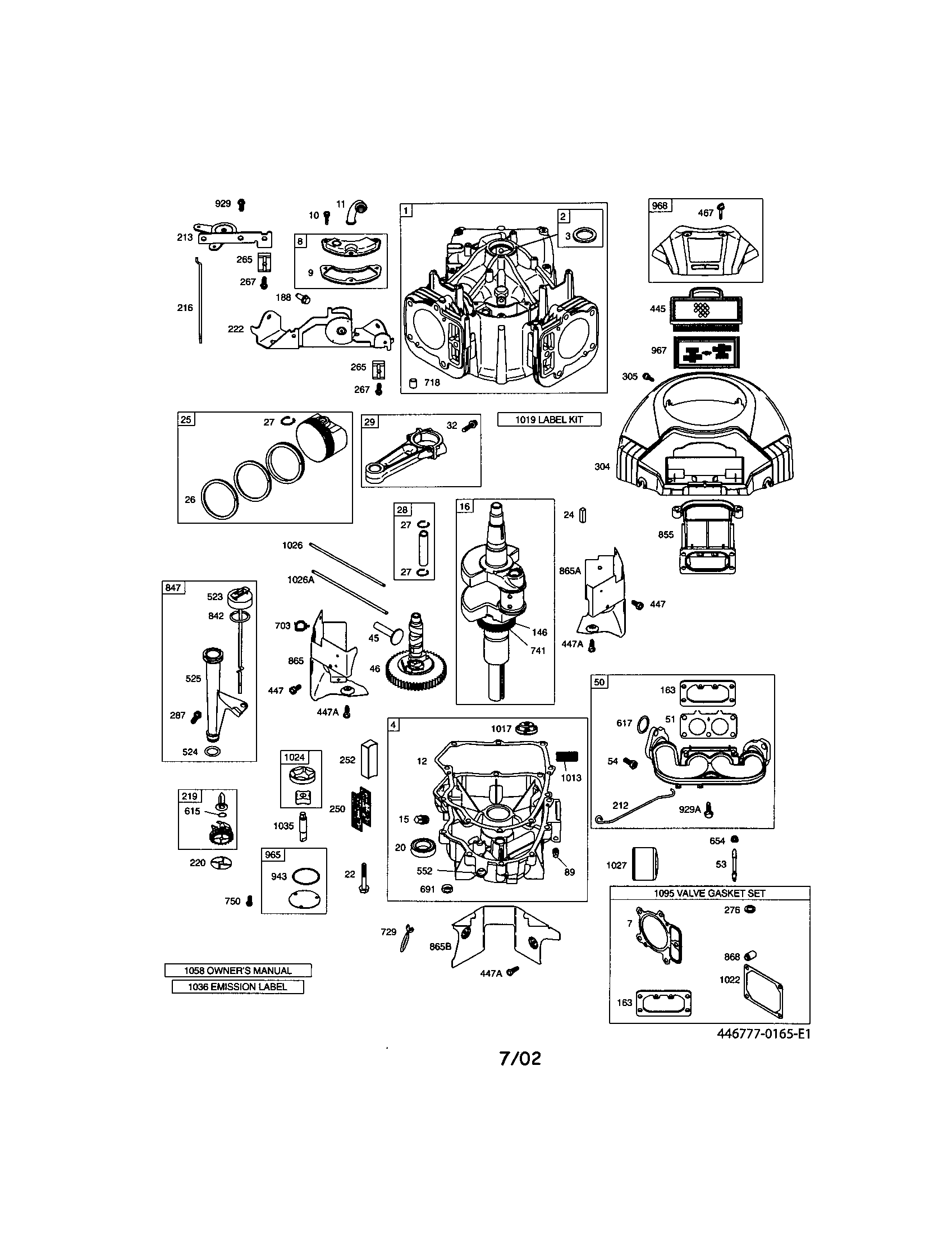 Cylinder/crankshaft