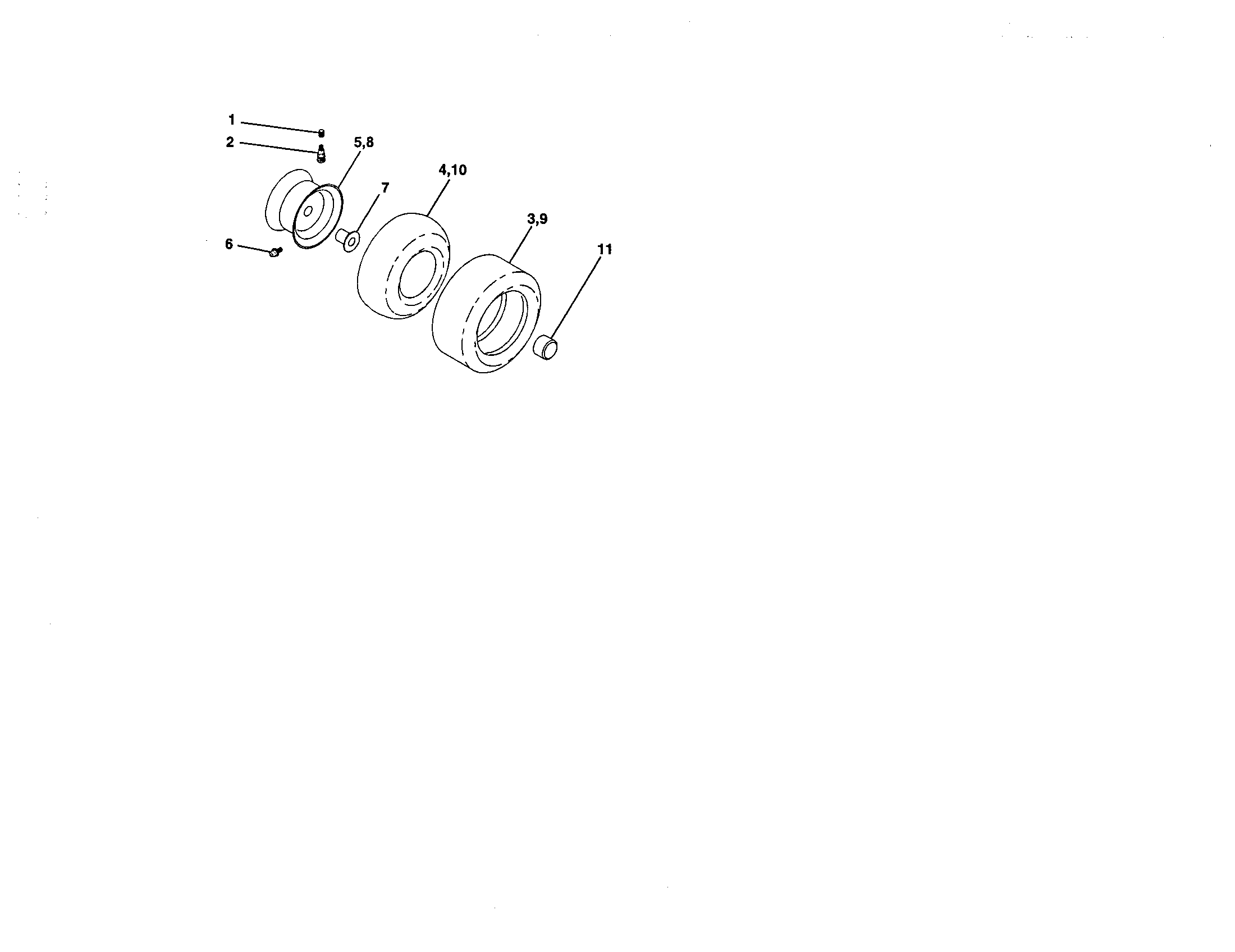 Wheel and tires