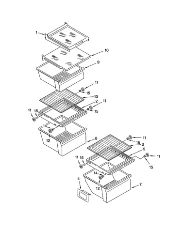 Refrigerator shelf