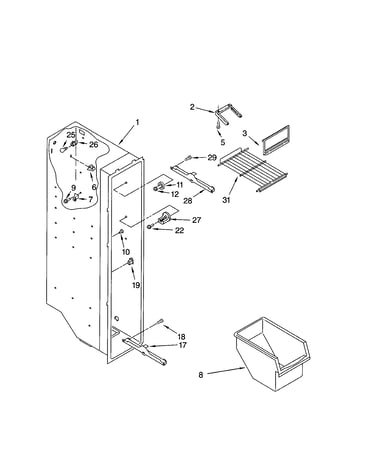 Freezer liner