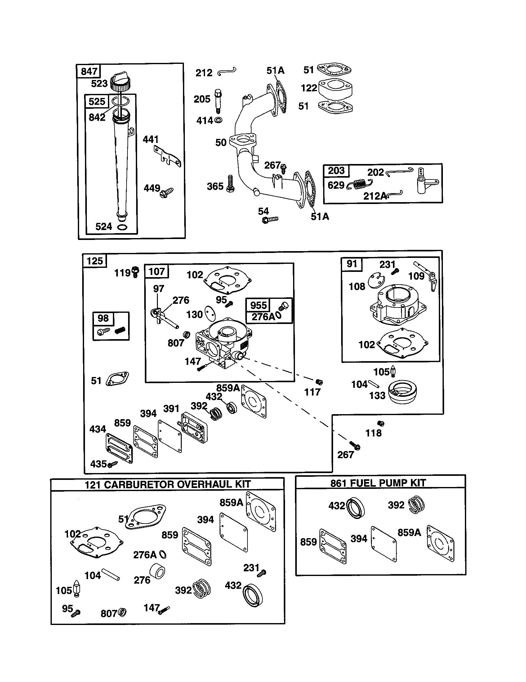 Carburetor/overhaul kit