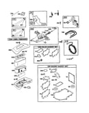 Bracket-control/engine gasket set