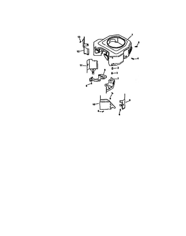 Blower housing and baffels