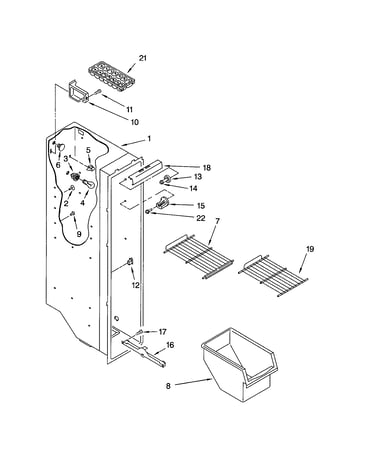 Freezer liner