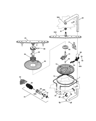 Motor and pump