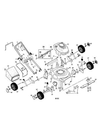 Rotary lawn mower