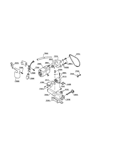 Motor pulley/ timing belt