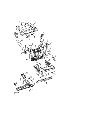Hood/main body/agitator