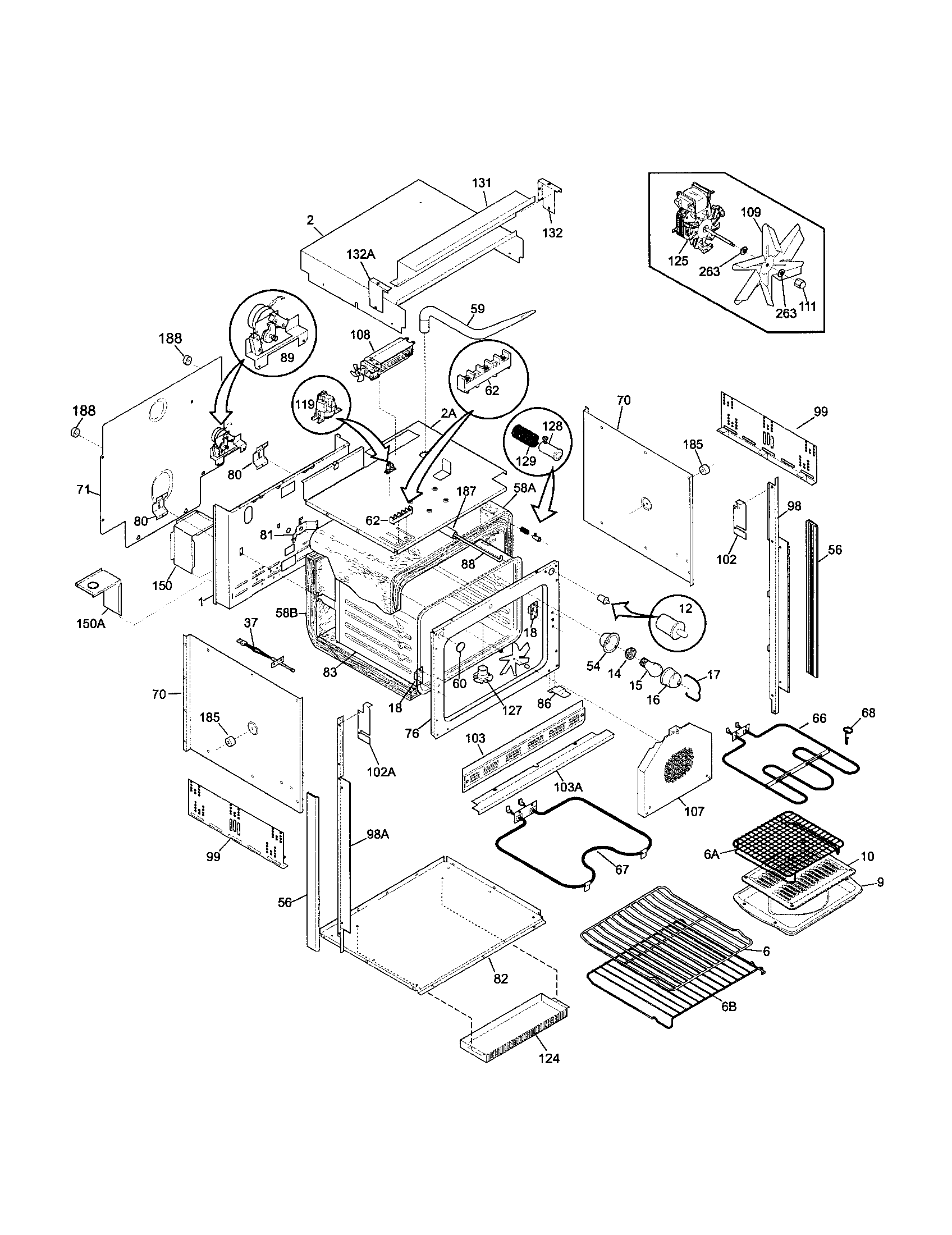 Cavity/elements