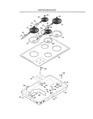 Maintop/surface units