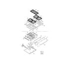 Frigidaire FGF379WESN top/drawer diagram