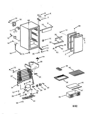 Compact refrigeator