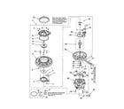 Kenmore 66515717000 pump and motor diagram