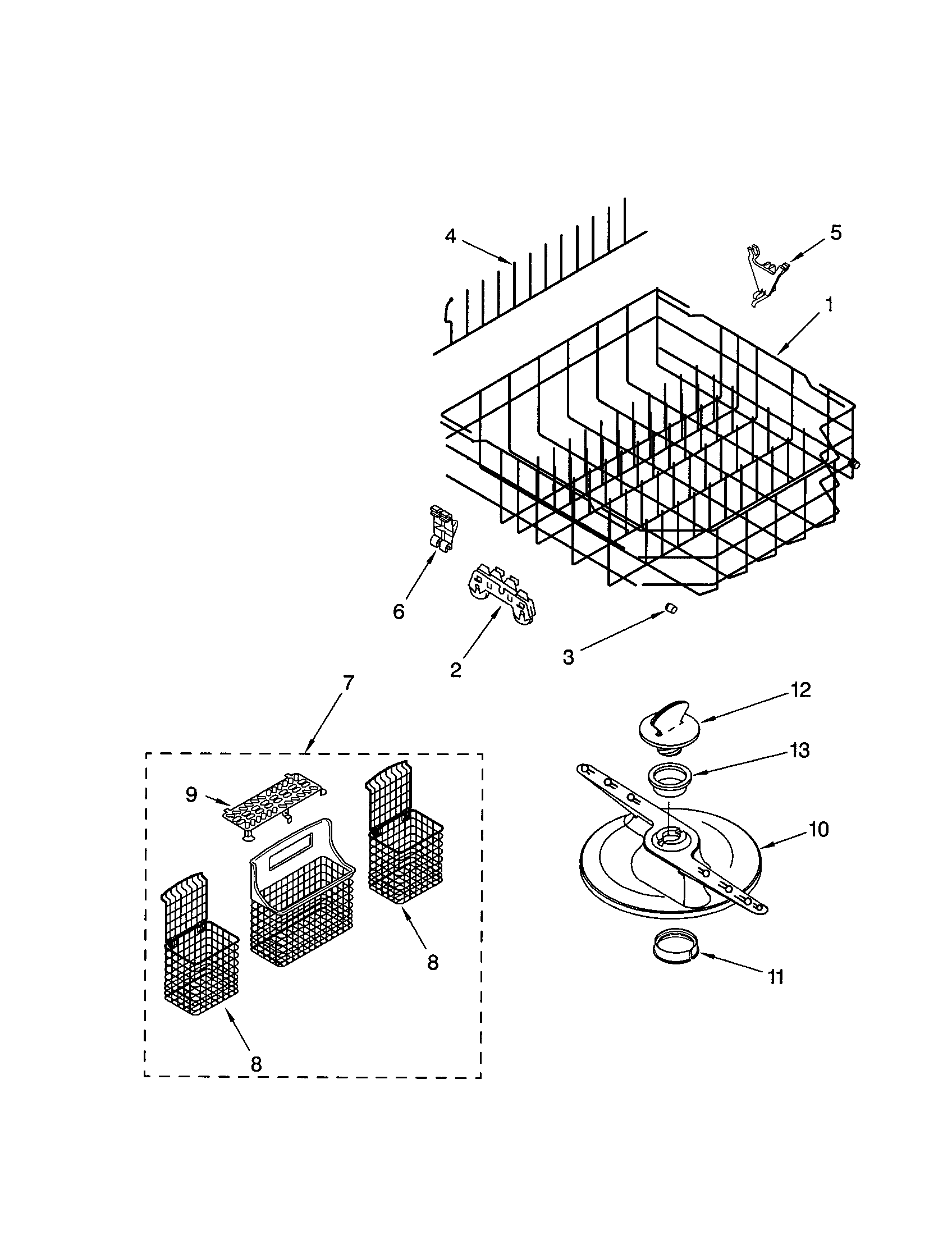 LOWER DISHRACK