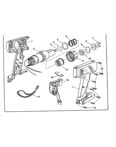 Housing/motor/switch assemblies