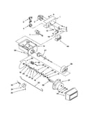 Motor and ice container