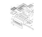 Kenmore 66575842004 warming drawer and broiler diagram