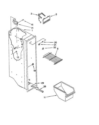 Freezer liner